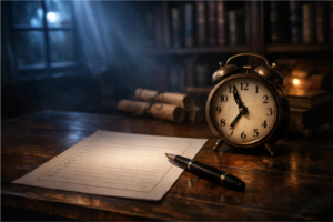 طالب يؤدي امتحانًا في المنام يرمز إلى الاختبار والابتلاء في الحياة.