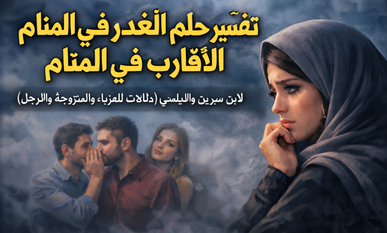 تفسير حلم الغدر من الأقارب في المنام