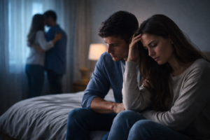 tafsir-hilm-al-khiyana صورة تعبيرية عن تفسير حلم الخيانة في المنام ودلالاته النفسية.