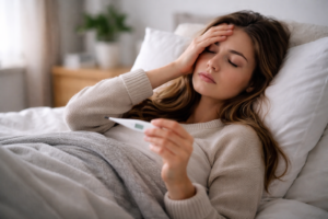 tafsir-hilm-al-marad صورة تعبيرية عن تفسير حلم المرض في المنام ودلالاته النفسية.