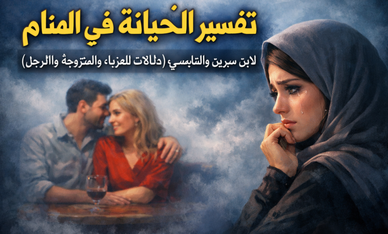 تفسير حلم الخيانة في المنام لابن سيرين
