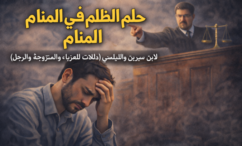 تفسير حلم الظلم في المنام لابن سيرين والنابلسي