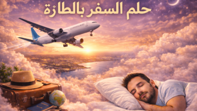 حلم السفر بالطائرة