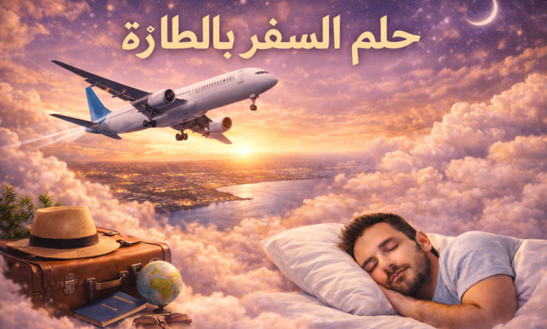 حلم السفر بالطائرة