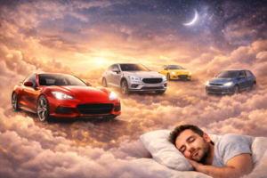 سيارات في المنام وسط الغيوم ترمز إلى تفسير حلم السيارة ودلالاته.