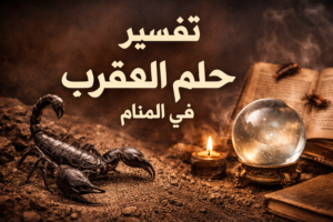 صورة لعقرب ترمز إلى تفسير حلم العقرب في المنام ودلالاته في علم تفسير الأحلام.