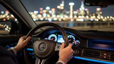 رؤية شخص يركب سيارة في المنام ويسير بها في طريق طويل ترمز إلى التقدم في الحياة وتحقيق الأهداف والطموحات.