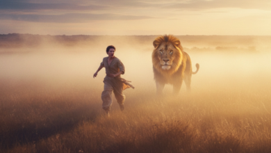 رؤية الهروب من الأسد في المنام ترمز إلى النجاة من خطر أو تجاوز مشاكل كبيرة في حياة الحالم