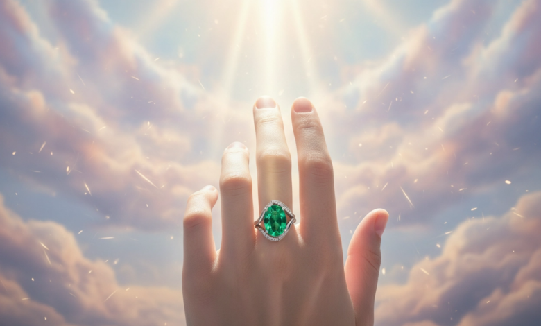 رؤية لبس الخاتم في المنام ترمز إلى الارتباط أو السلطة وتحقيق الأهداف في حياة الحالم